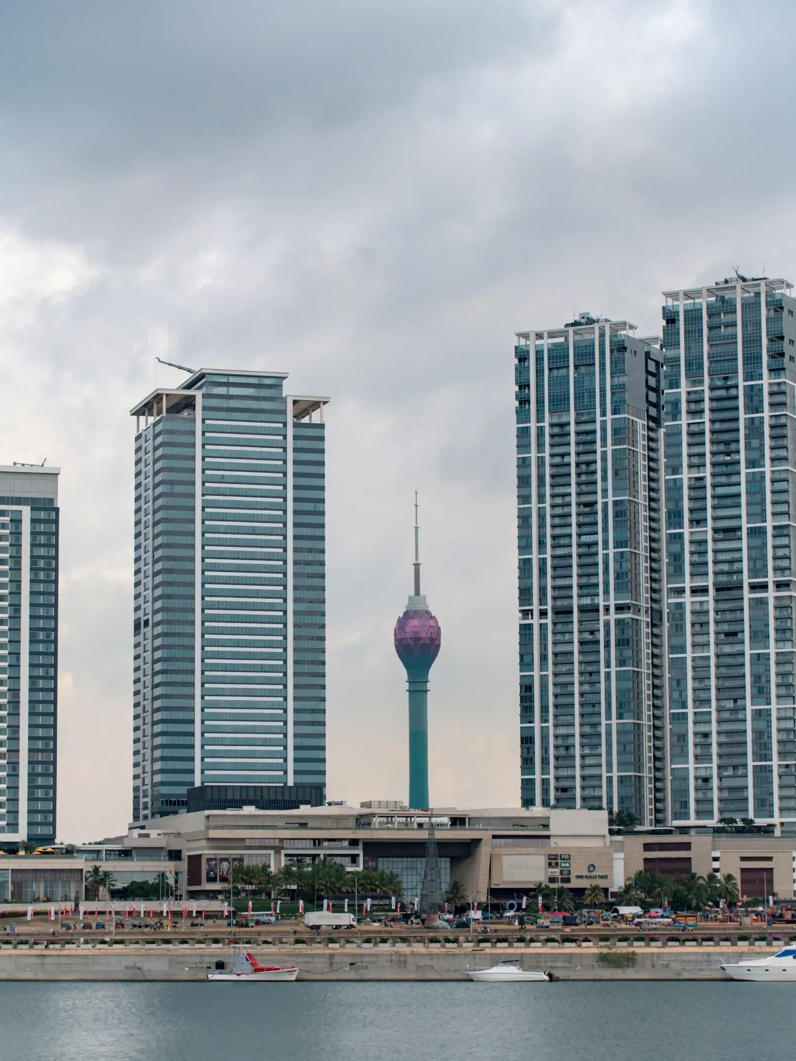 Colombo skyline with the Lotus Tower